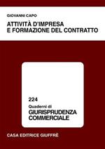 Attività d'impresa e formazione del contratto