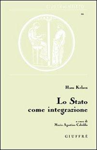 Lo Stato come integrazione - Hans Kelsen - copertina