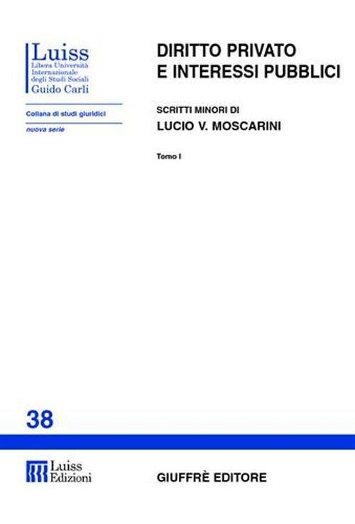 Diritto privato e interessi pubblici - copertina
