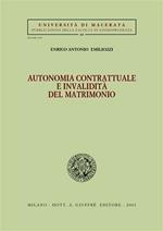 Autonomia contrattuale e invalidità del matrimonio