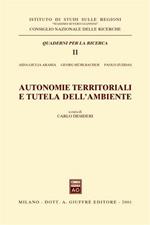 Autonomie territoriali e tutela dell'ambiente