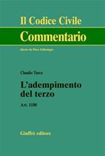 L' adempimento del terzo. Art. 1180