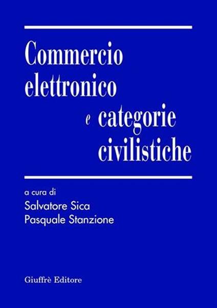 Commercio elettronico e categorie civilistiche - copertina