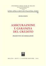 Assicurazione e garanzia del credito. Prospettive di comparazione