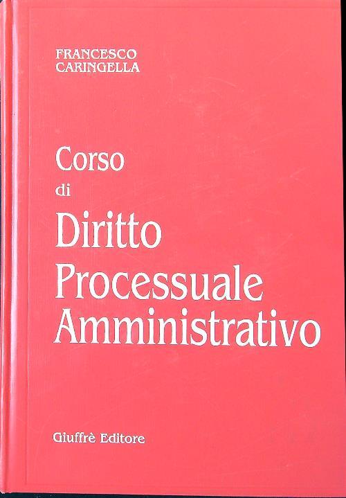 Corso di diritto processuale amministrativo