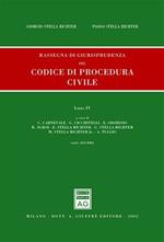 Rassegna di giurisprudenza del Codice di procedura civile. Aggiornamento 1999-2001. Vol. 4: Artt. 633-840.