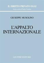 L' appalto internazionale