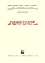 L' esibizione istruttoria nel processo civile italiano