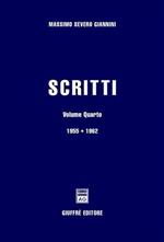 Scritti. Vol. 4: 1955-1962.