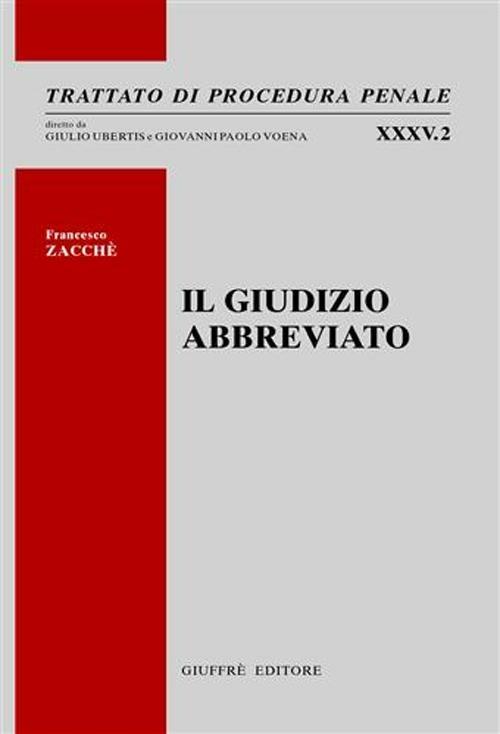 Giudizio abbreviato - Francesco Zacchè - copertina