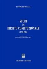 Studi di diritto costituzionale (1958-1966)