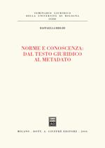 Norme e conoscenza: dal testo giuridico al metadato