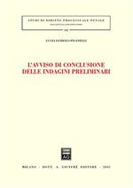 L' avviso di conclusione delle indagini preliminari