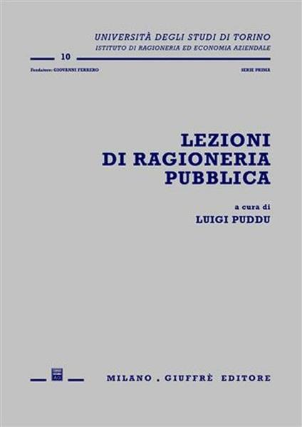 Lezioni di ragioneria pubblica - copertina