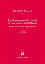 L' enforcement dei diritti di proprietà intellettuale. Profili sostanziali e processuali. Atti del Convegno (Palermo, 25-26 giugno 2004)