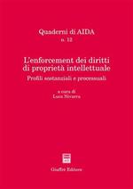 L' enforcement dei diritti di proprietà intellettuale. Profili sostanziali e processuali. Atti del Convegno (Palermo, 25-26 giugno 2004)