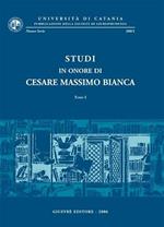 Studi in onore di Cesare Massimo Bianca