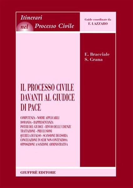 Il processo civile davanti al giudice di pace - Elvira Bracciale,Silvia Grana - copertina