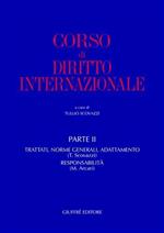 Corso di diritto internazionale. Vol. 2: Trattati, norme generali, adattamento-Responsabilità.