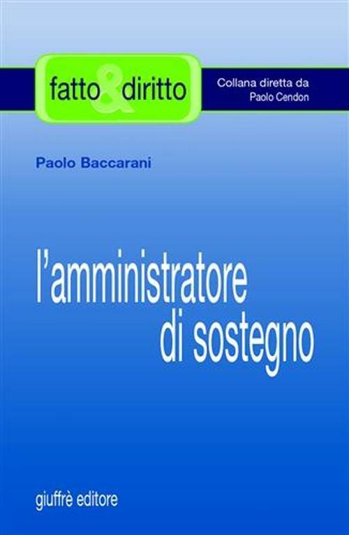 L' amministratore di sostegno - Paolo Baccarani - copertina