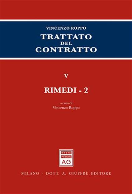 Trattato del contratto. Vol. 5: Rimedi (2). - copertina