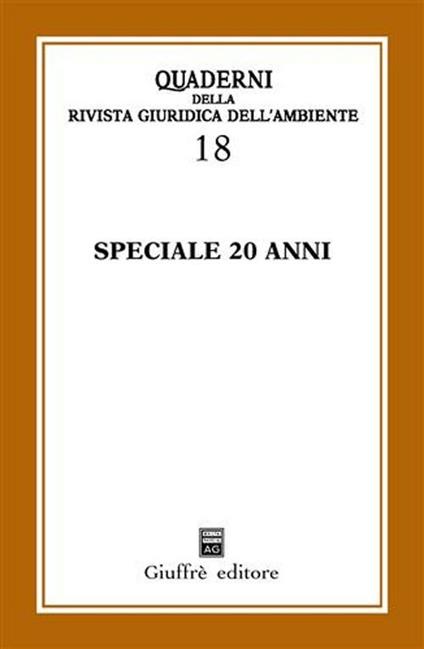 Speciale 20 anni - copertina