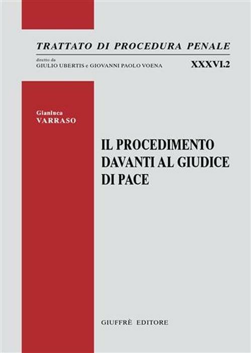 Il procedimento davanti al giudice di pace - Gianluca Varraso - copertina