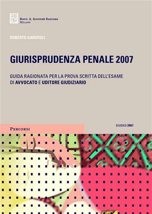  Giurisprudenza penale -  Roberto Garofoli - copertina