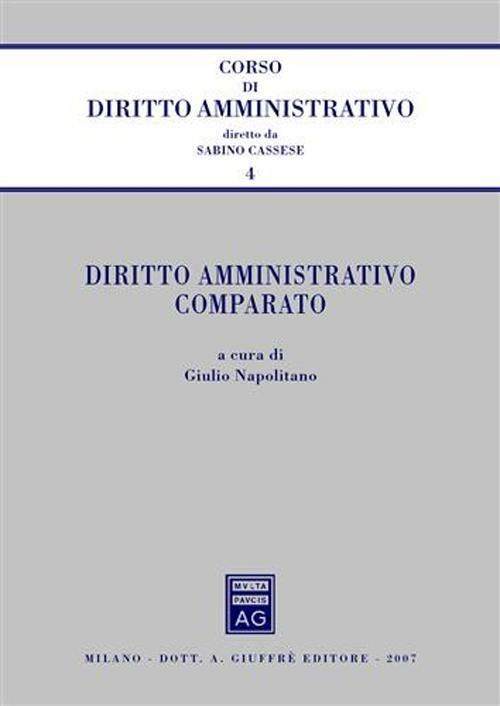 Diritto amministrativo comparato - copertina
