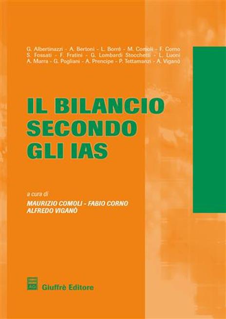 Il bilancio secondo gli IAS - copertina