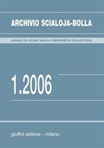 Archivio Scialoja-Bolla (2006). Vol. 1