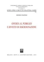 Offerta al pubblico e divieto di discriminazione