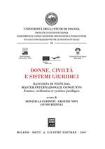 Donne, civiltà e sistemi giuridici-Femmes, civilisation et systemes juridiques. Ediz. bilingue