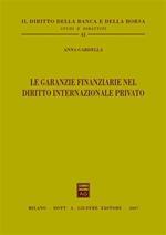 Le garanzie finanziarie nel diritto internazionale privato