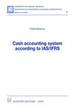 Cash accounting system according to IAS/IFRS