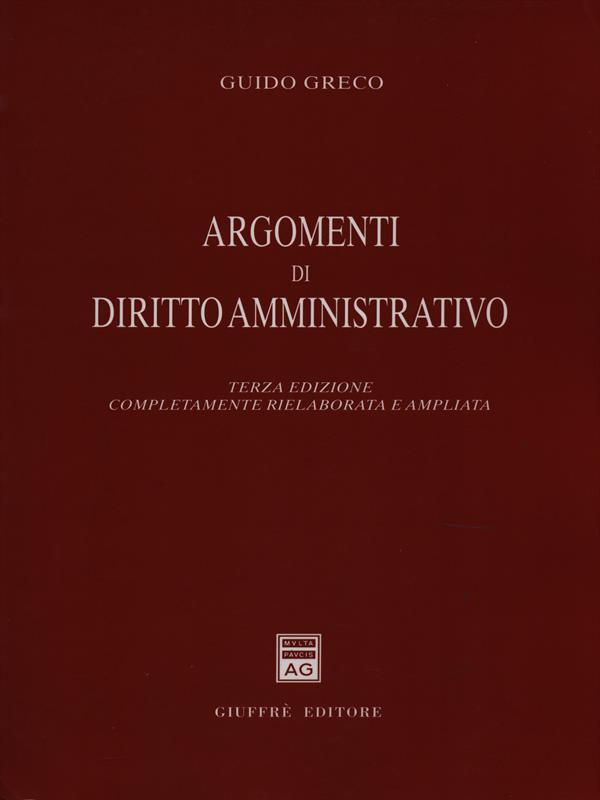 Argomenti di diritto amministrativo