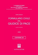 Formulario civile del giudice di pace. Con CD-ROM