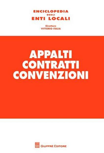 Appalti, contratti, convenzioni - copertina