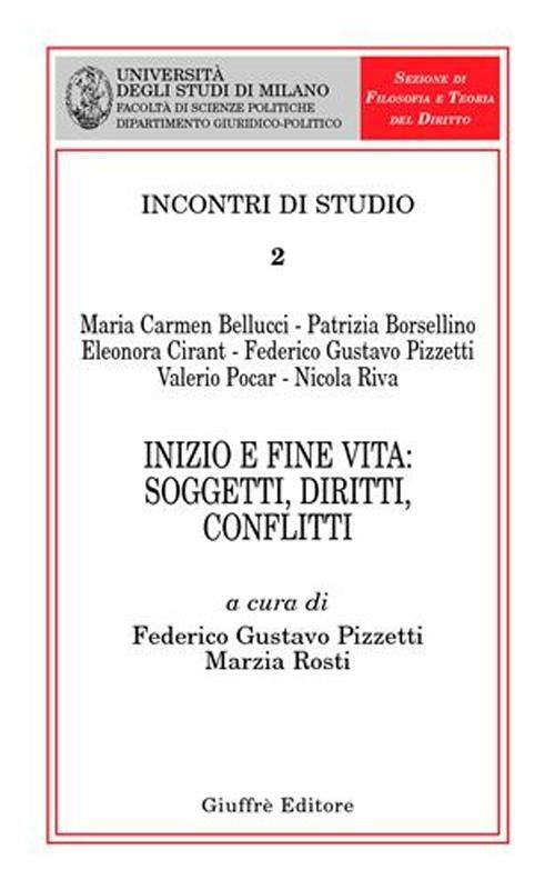 Inizio e fine vita: soggetti, diritti, conflitti - copertina