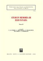 Studi in memoria di Elio Fanara. Vol. 2