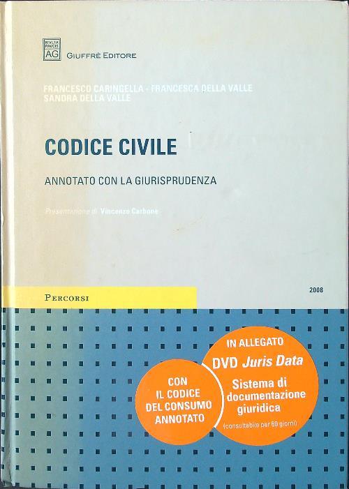 Codice civile. Annotato con la giurisprudenza. Con DVD