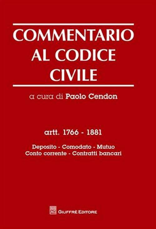 Commentario al codice civile - copertina