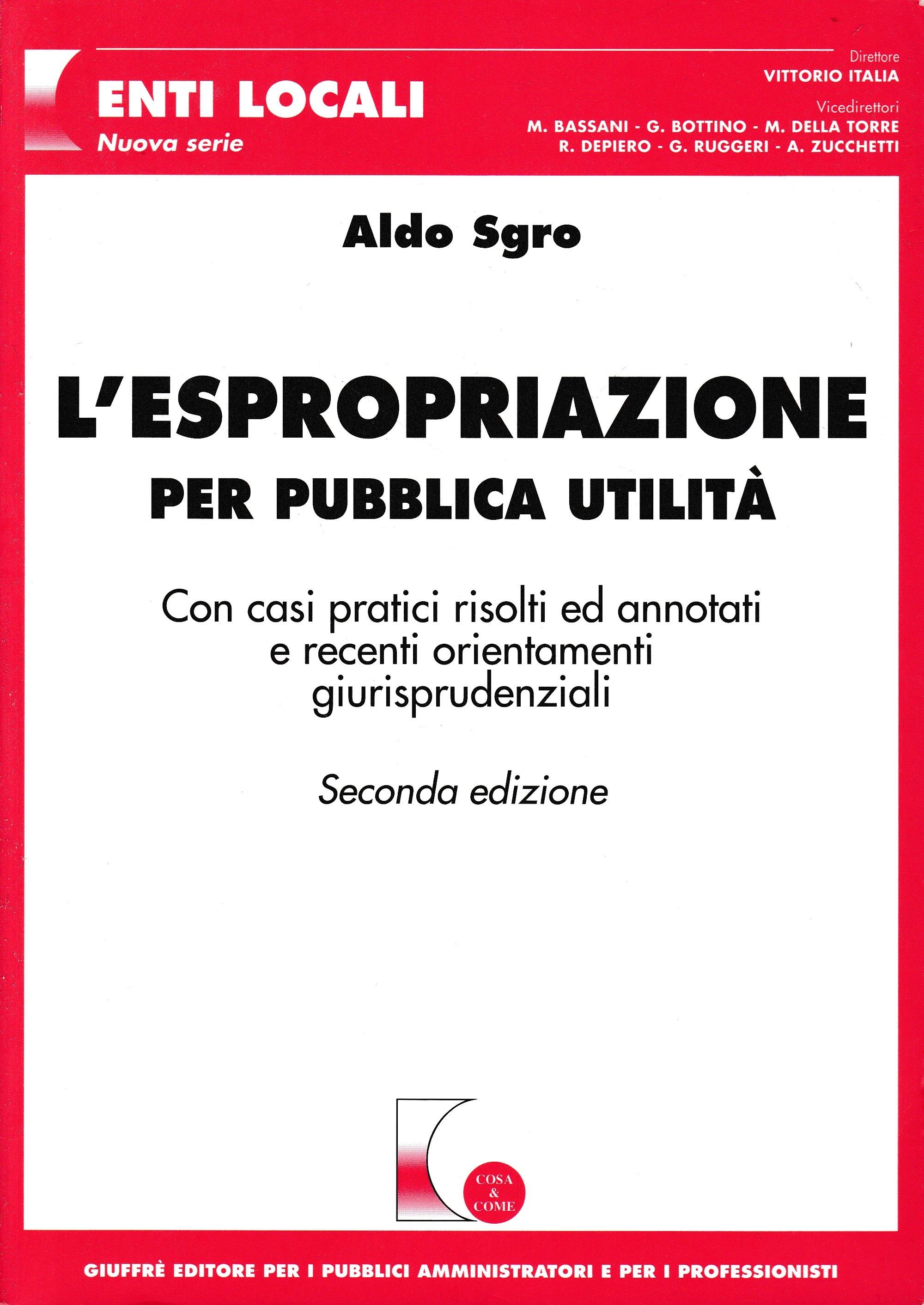 L' espropriazione per pubblica utilità