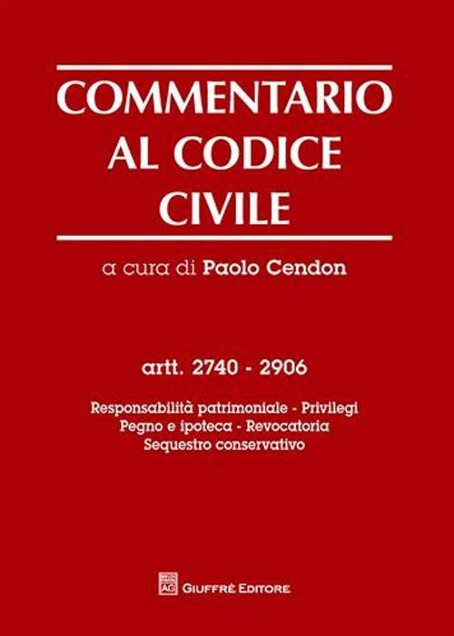 Commentario al codice civile - copertina