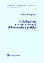Multilinguismo e sistemi di accesso all'informazione giuridica