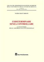 Codeterminare senza controllare. La via futura delle assemblee elettive regionali