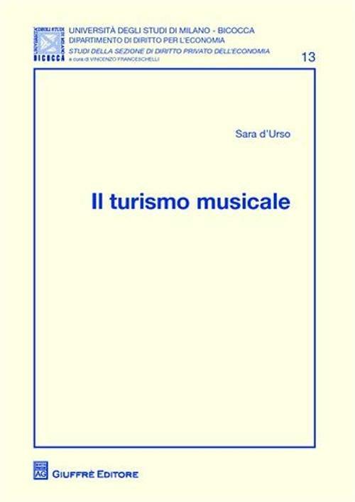 Il turismo musicale - Sara D'Urso - copertina