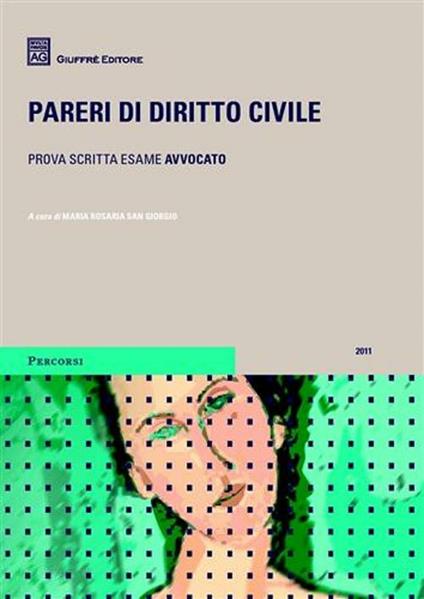 Pareri di diritto civile. Prova scritta di avvocato - copertina