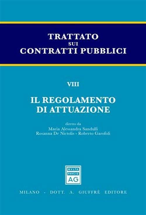 Trattato sui contratti pubblici. Vol. 8 - copertina