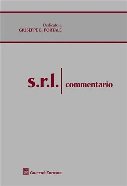 S.r.l. Commentario - copertina